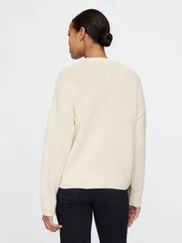 100% Cotton Relaxed Sweater - Chino beige — view 2