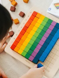 100 Counting Cubes Math Skills Set - Multi — view 4