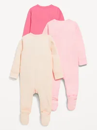 2-Way-Zip Sleep & Play Footed One-Piece 3-Pack for Baby - Supernova — view 2