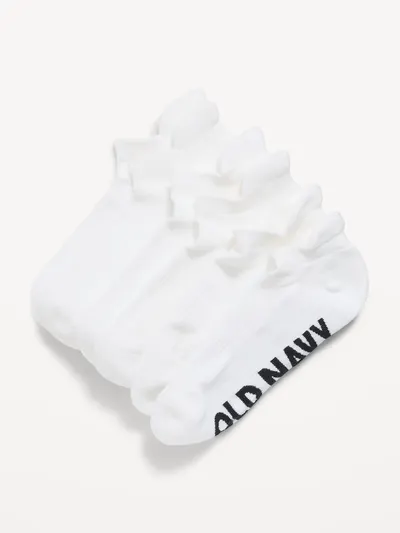3-Pack Athletic Ankle Socks for Men - White