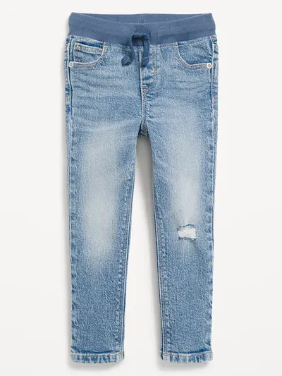 360° Stretch Pull-On Skinny Jeans for Toddler Boys - Pluto