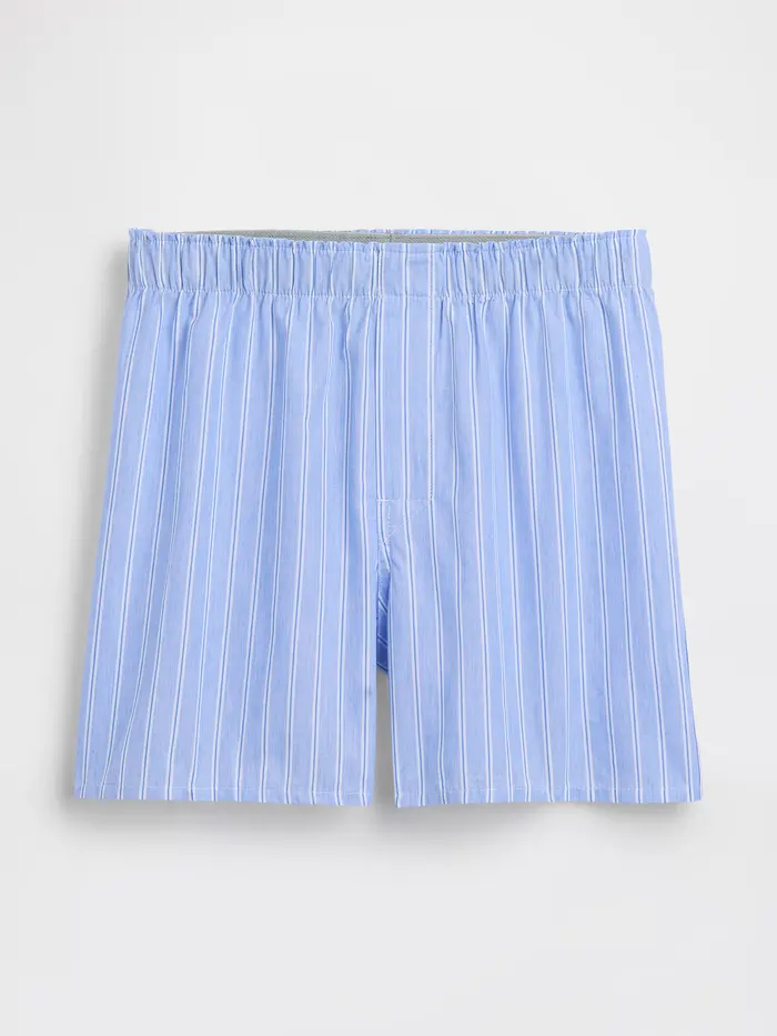4.5" Poplin Boxers - Blue peak