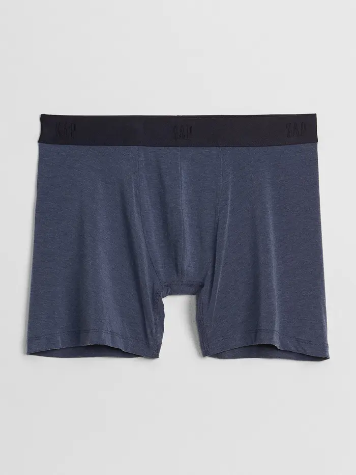 5" Breathe Boxer Briefs - Blue heather