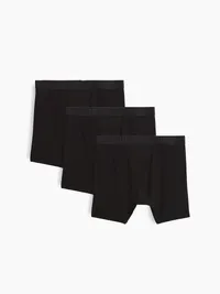 5" Modal Boxer Briefs (3-Pack) - Basic black — view 3