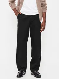 90s Loose Flight Pants - Black Jack — view 2