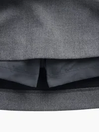 A-Line Mini Skort - Dark heather grey — view 4