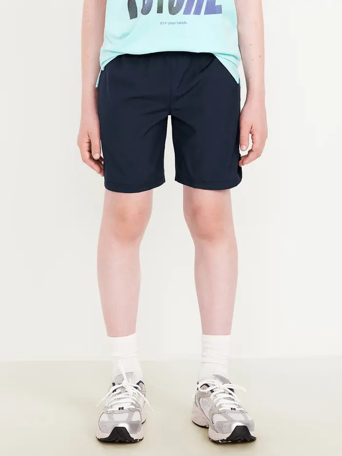 Above Knee StretchTech Performance Shorts for Boys - Medium Navy