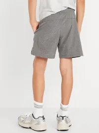 Above Knee StretchTech Shorts for Boys - Gray — view 2