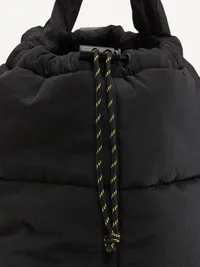 Active Puffer Cinched Tote - Black Jack — view 5