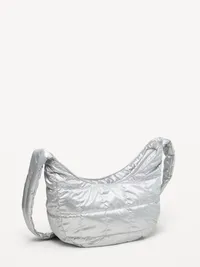 Active Puffer Crossbody Bag - Silver — view 2