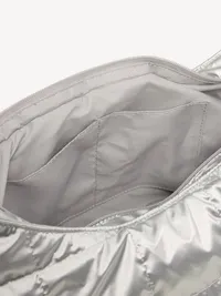 Active Puffer Crossbody Bag - Silver — view 3