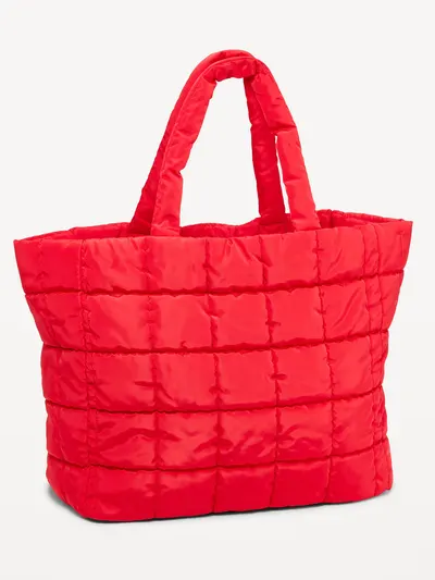 Active Puffer Large Tote - RED