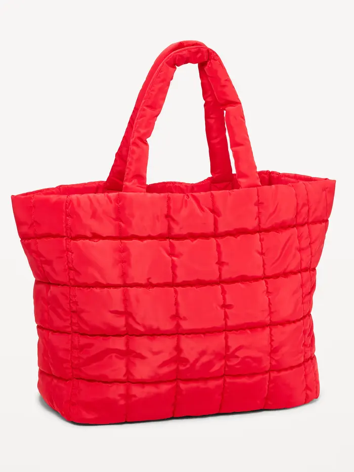 Active Puffer Large Tote - RED