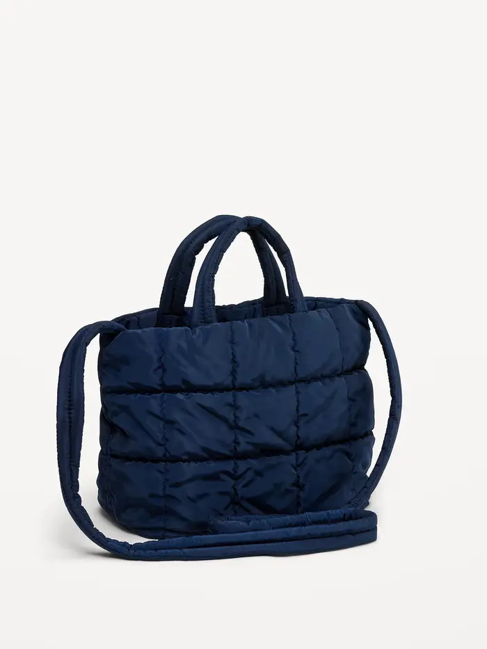Active Puffer Mini Tote - Navy Blue