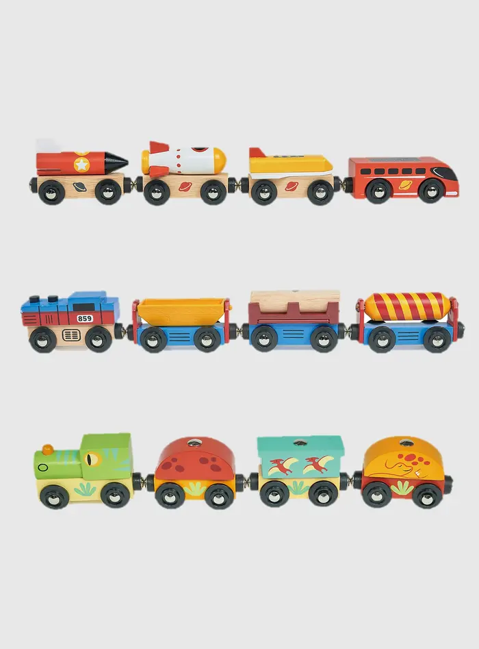 Adventure Trains Toddler Toy Bundle - Multi