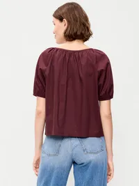 Airy Button-Down Top - Reddy Or Not — view 2
