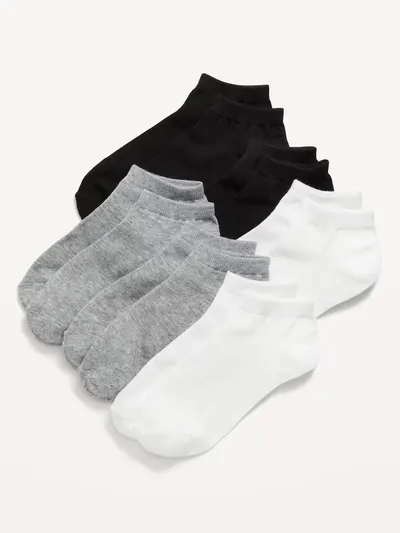 Ankle Socks 6-Pack for Girls - White Combo