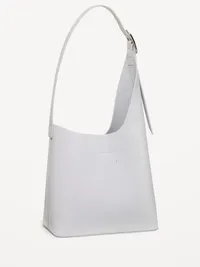 Asymmetrical Structured Tote Bag - Cloud Cover — view 3