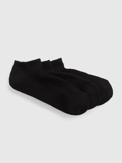 Athletic Ankle Socks (3-Pack) - True black