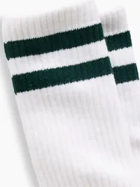 Athletic Crew Socks - Deep hunter green — view 2