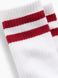 Athletic Crew Socks - New classic red — view 2