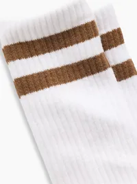 Athletic Crew Socks - Palomino brown — view 2