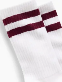Athletic Crew Socks - Tuscan red — view 2