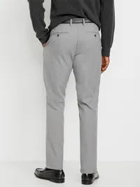 Athletic-Fit Twill Dress Pants - Medium Gray Heather — view 2