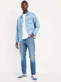 Athletic Taper Built-In Flex Jeans - Medium Wash — view 3