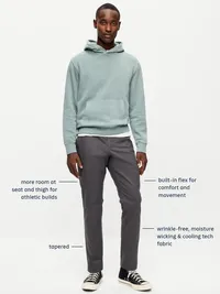 Athletic Tech Ultimate 4.0 Chino Pants - Dark Gray — view 5