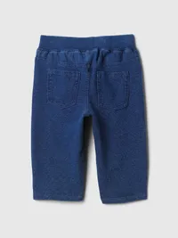 Baby Baggy Pull-On Pants - Medium indigo — view 2