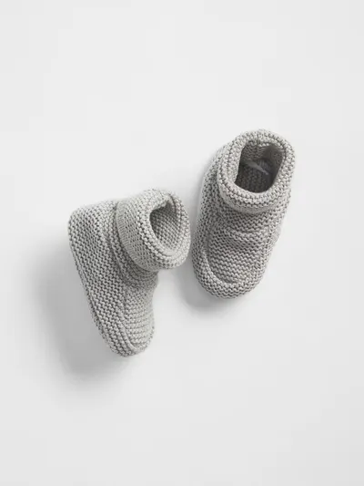 Baby Brannan Booties - Gray