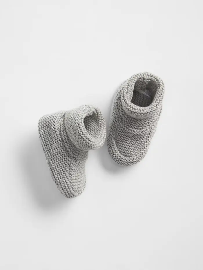 Baby Brannan Booties - Gray
