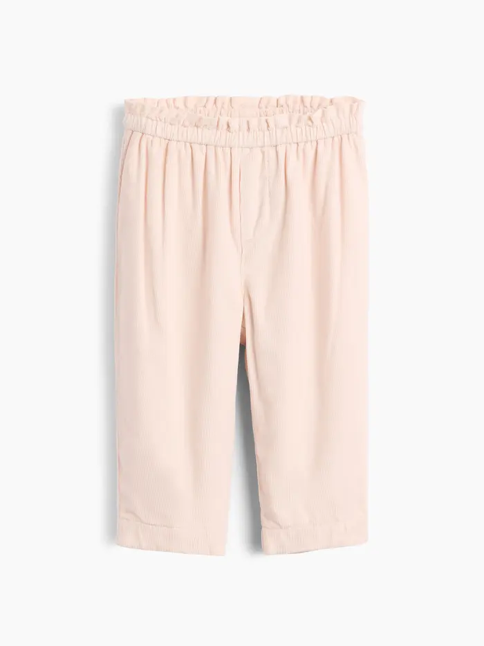 Baby Corduroy Pull-On Pants - Barely pink