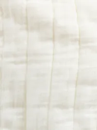 Baby Quilted Gauze Pull-On Pants - Ivory — view 3
