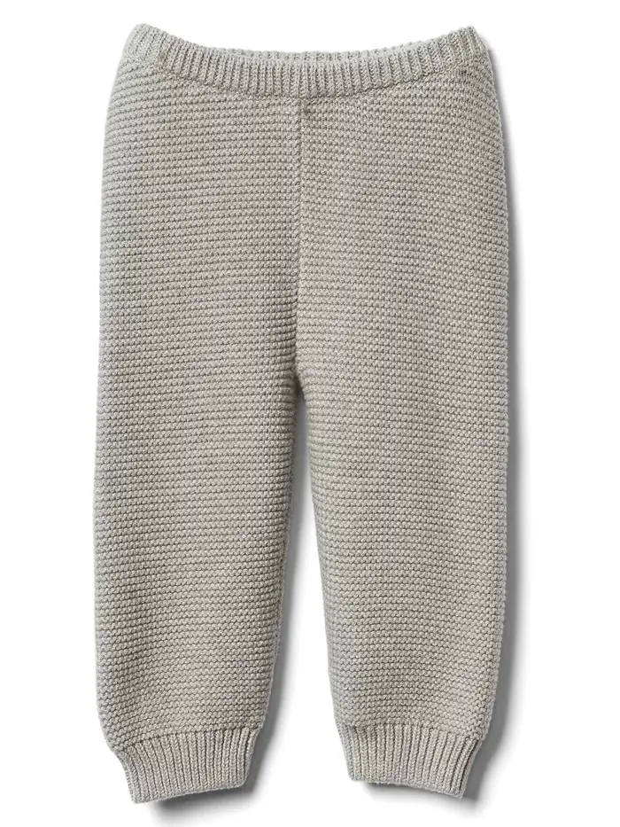 Baby Sweater Pants - Gray