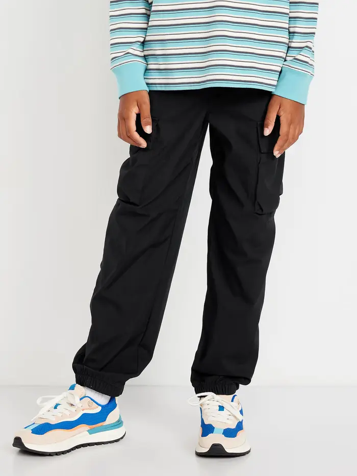 Baggy Cargo Pants for Boys - BlackJack