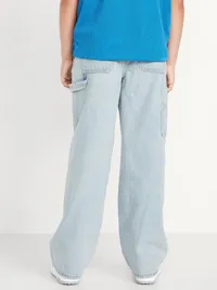 Baggy Carpenter Jeans for Boys - Light Wash — view 2