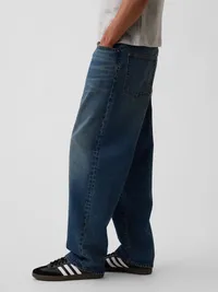 Baggy Jeans - MEDIUM WASH — view 3