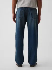 Baggy Jeans - MEDIUM WASH — view 4