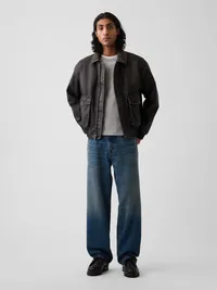 Baggy Jeans - MEDIUM WASH — view 5