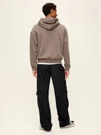 Baggy Tech Cargo Jogger Pants - Black Jack — view 4