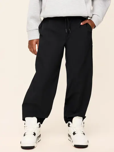 Baggy TrekTech Utility Pants for Boys - Black Jack