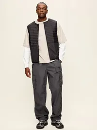 Baggy Utility Cargo Pants - Panther — view 2