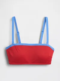 Bandeau Bikini Top - Red — view 4