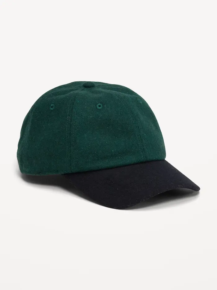 Baseball Hat for Men - Woolen Green