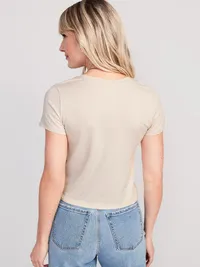 Bestee Crop T-Shirt - Wish Bone — view 2