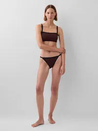Bikini Bottom - Brown gingham — view 3