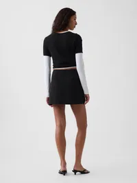 BiStretch Mini Skort - True black — view 2