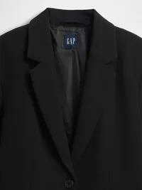 BiStretch Oversized Blazer - True black — view 4